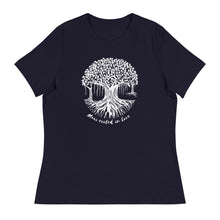 Load image into Gallery viewer, Women's Relaxed T-Shirt with Maui Banyan Tree
