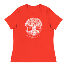 Load image into Gallery viewer, Women's Relaxed T-Shirt with Maui Banyan Tree
