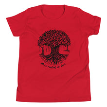 Load image into Gallery viewer, Youth Short Sleeve T-Shirt Maui Banyan Tree Blk Logo
