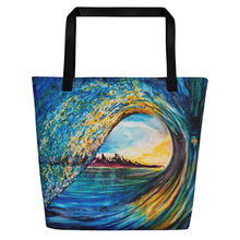 Load image into Gallery viewer, Beach Bag in Kasey's Wave
