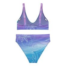 Load image into Gallery viewer, Eco-Friendly High-Waisted Bikini in Seed of Life
