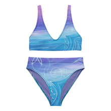Load image into Gallery viewer, Eco-Friendly High-Waisted Bikini in Seed of Life
